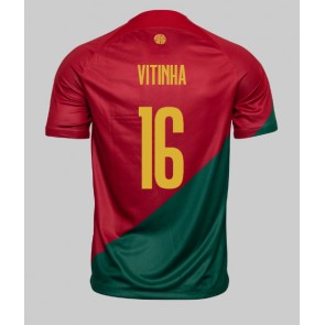 Portugalia Vitinha #16 Koszulka Podstawowych MŚ 2022 Krótki Rękaw
